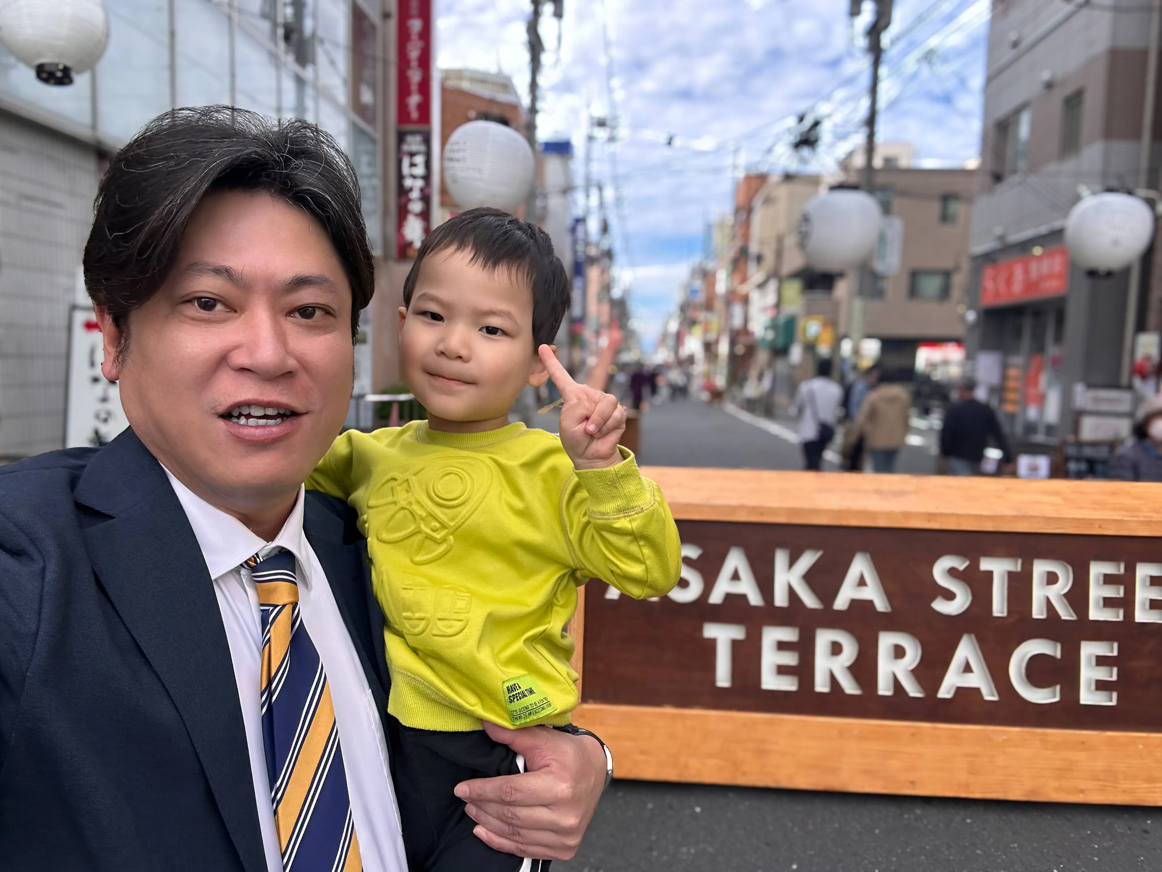 朝霞ストリートテラスにて