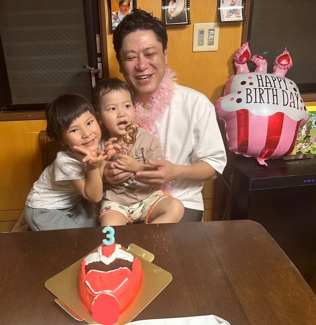 今日は…息子くん3歳のお誕生日!🎂✨