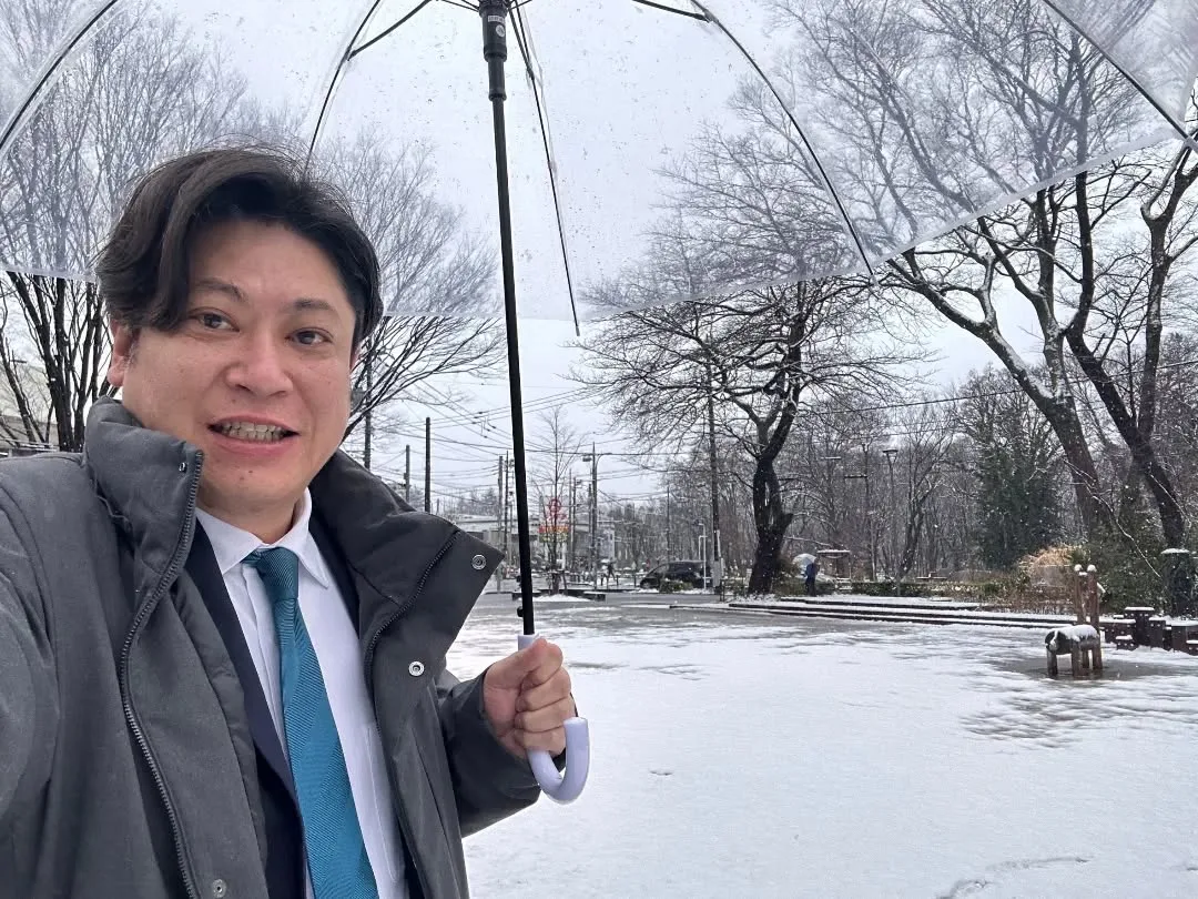 皆様、雪道❄大変危ないので