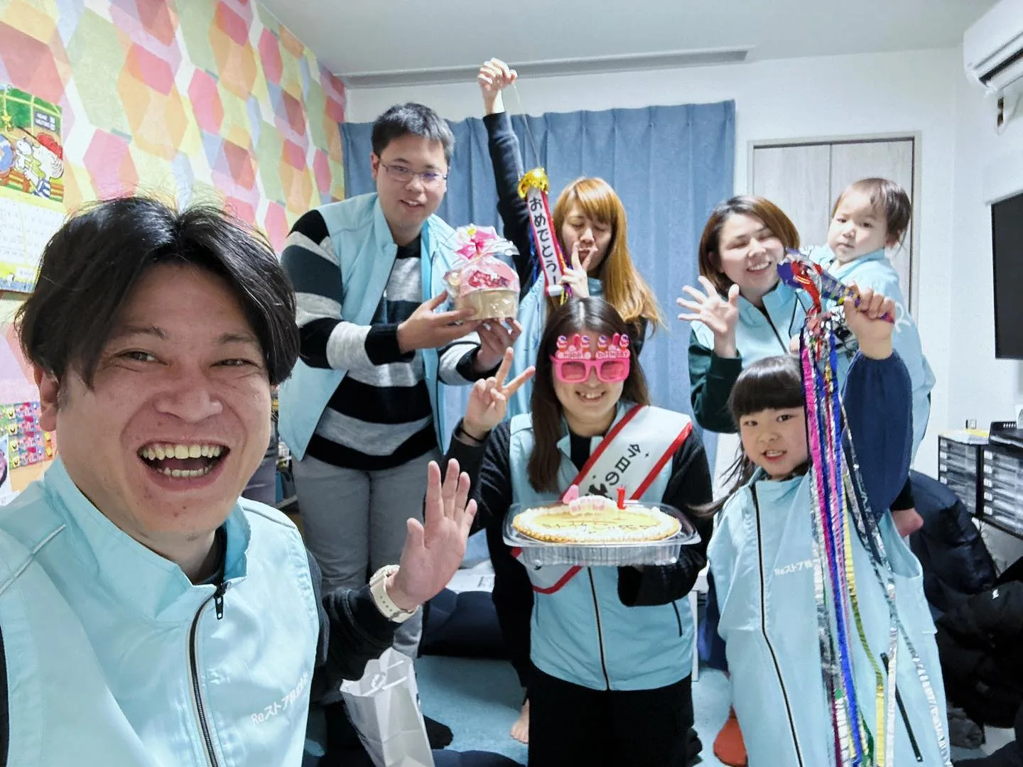 本日は妻の会社スタッフの誕生日会です🎉🎊